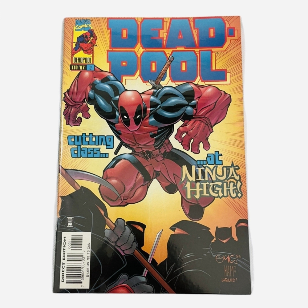 Marvel Comics Deadpool #2 Feb 1997 Cutting Class Ninja High Direct Edition New